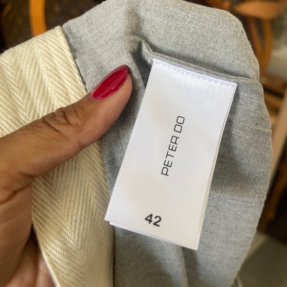 New- Peter Do - Asymmetric pleated wrap skirt Size 6 - Picture 6 of 12